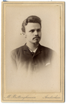 221491 Portret van mr. Hendrick Joseph Biederlack, advocaat, geboren 1860, overleden 1951. Borstbeeld van voren, in ovaal.
